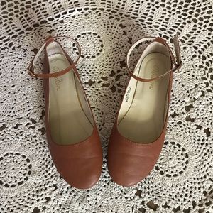Cute flats with little ankle strap